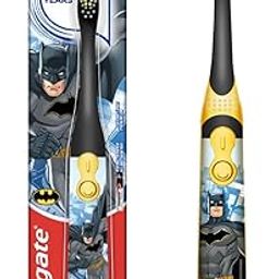 Colgate Batman Toothbrush for kids, Battery Powered Electric Toothbrush, Age 3+, Kids toothbrush with Extra Soft Bristles and Slim Handle, Includes Replaceable Batteries-26