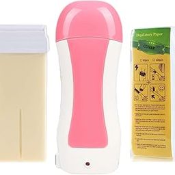 CUVLY Roll-On Waxing Machine with Refill Cartridge - Wax Heater Kit for Women – Full Body Hair Removal Wax Warmer for Home & Salon Use-image-81