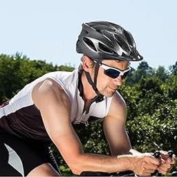 Optimus® Adjustable Safety Helmet for Cycling Skating Racing Skateboarding with Detachable Visor & Inner Padding I Cycle Skate Skateboard Kids Men Women Head Circumference Size 53 cm to 58 cm Black A-image-23