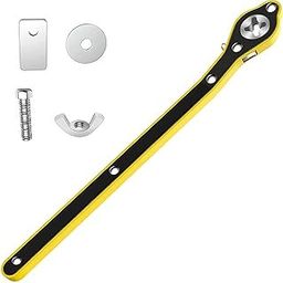 DOOMSDAY Universal Car Jack Ratchet Wrench 360° Forward and Reverse Knob Labor Saving Scissor Lift Tool Lug Tire Wheel Square Forged Thickened Steel Jacks for Auto with Reversal-13