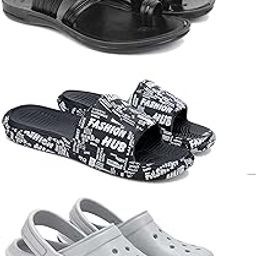 Men's Sandals | Lightweight Wear| Stylish & Easy to Wear For Men'S PCV-SAN-(COMBO-3)-3152-3103-3016-image-31