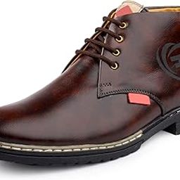 Men's Synthetic Leather Ankle Formal Shoes Men 3550-image-19