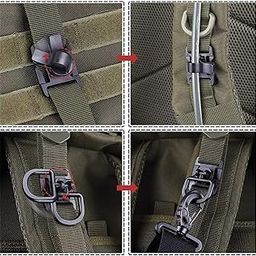 CALADNIS 32Pcs Attachments for Molle Backpack Molle Accessories Set for Gear Clip-39