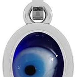 9.25 Ratti 8.50 Carat Evil Eye Silver Plated Pendant For Men And Women-image-50