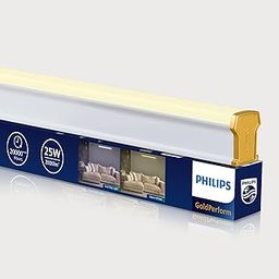 PHILIPS 25W 4ft LED Tubelight | Brighter, Longer Life & Extra Light Coverage LED Tubelight for home | Color : Warm White | Pack of 6 | Gold Perform Series-31