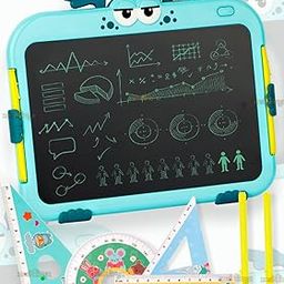 Zest 4 Toyz LCD Writing Tablet 9.8 Inch Colorful Doodle Board Drawing Pad for Kids Drawing Board Writing Board Drawing Tablet for Boys and Girls (2 pens -4 Different Writing Styles)-5
