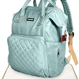 PACKNBUY Diaper Bag for Mothers Stylish Backpack for Travel (Green)-picture-31