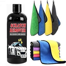 ARUHIU Car Body Scratch Remover, Xpert Repair Polishing Cream Kit With Sponge, Wax and Towel for Cleaning and Bike Scratch Removal (Full Combo)-image-103