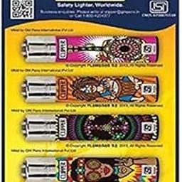 Clipper CP-11 Refillable Cigarette Gas Lighter (Mix Colors) (Pack of 5 Pcs) Print Design Coming as per Stock Available.-image-14