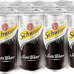 Schweppess Soda Water, 12 Cans, 330 ml Each (Imported)-image-64