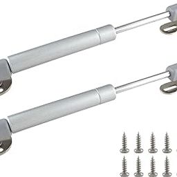 Augiimor 40N/9lbs Gas Spring, 8 Inch Length Gas Struts, Soft Close Hinges, Gas Shocks, Gas Struts Soft Open Lid Hinge for Cabinet Toy Box, Pack of 2-image-33