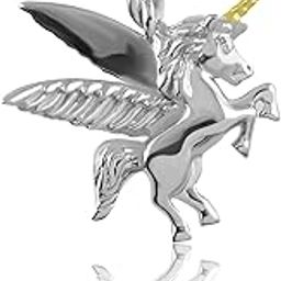 Believe in Magic Unicorn Charm Pendant - Fits in Bracelets, Chains and Necklace - 925 Sterling Silver Jewellery Making for Men and Women (Best Gift for Him/Her)-picture-34