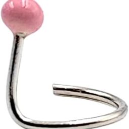 Silver Nose pin 925 Sterling Silver Body jewelry Boho Funky Jewellery Pierced Nose Clip Minimalist Handmade Gift | With Authenticity Certificate & 925 Stamp-image-21