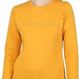Womens Cotton Blend Sweatshirt | Embroidered | Round Neck | Full Sleeve | Regular Fit Sweatshirt for Women's-picture-11