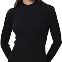kalt Women Full Sleeves High Neck Ribbed Knitted Sweater-picture-30
