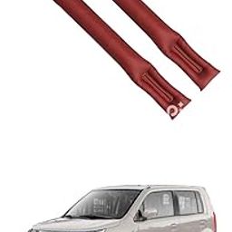 LOVMOTO Universal Car Gap Filler Organiser Car Seat Gap Filler, Car Seat Gap Organiser, PU Leather Car Accessories, Car Seat Console Side Pockets for Storage Comfortable With Wa-gonR-image-86