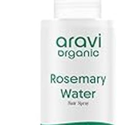 Aravi Organic Rosemary Water Hair Spray For Hair Growth - Reducing Hair Fall, Strengthens Hair & Breakage - Promotes Healthy Follicles and Thicker Hair - For Men & Women - Fragrance Free -100 ml-63
