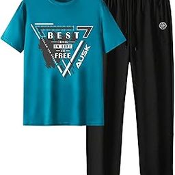 Men Coords set for summer wear with Oversized T-shirt and Trouser set for mens-image-91
