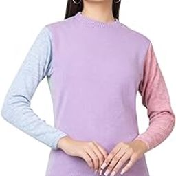 Round Neck Woolen Winter Sweater for Women-image-45