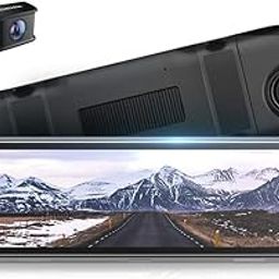 DDPAI Mola E3 Rearview Mirror Dashcam (2024 Type-C Version), Dual Channel with QHD 1440p Front & 1080p Rear, Touch Screen, Wi-Fi, G-Sensor, WDR, RAM: 1GB, Storage: Max. 128GB-4
