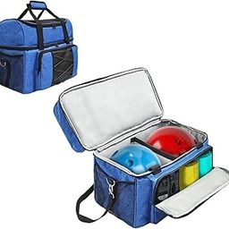 CALANDIS™ Double Ball Bowling Bag Practical Multipurpose for Gym Travel Outdoor Sports | 1 Ball | Bags | Bowling | Team Sports-image-66