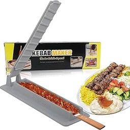 Abhaymart Kebab Maker Press, Kabob Maker Barbecue Skewers, Manual Kebab Press Kabob Mould Form Your Kofta Kebab Like a Traditional Chef Handmade Kebab, Turkish Kebab, Barbecue Skewer Mold(Multi Color)-image-26