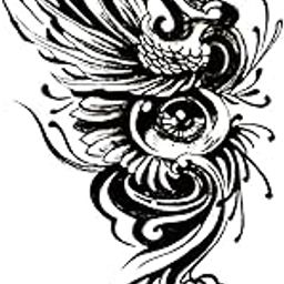 S.A.V.I 1PC. 3D Temporary Tattoo Black Eye Design for Men Women Size 19x12CM-picture-38