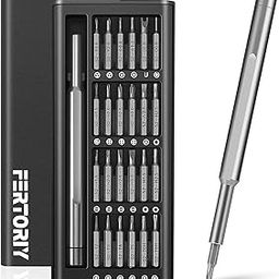 24-in-1 Precision Screwdriver Set with Phillips & Flathead, Magnetic Mini Kit for Electronics, PC & Eyeglass Repair-3