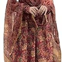 Women Printed Anarkali Kurta and Pant set with Dupatta-picture-25
