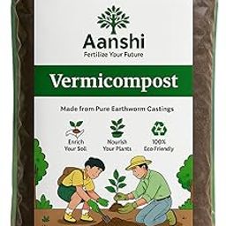 AANSHI Organic Vermicompost – 100% Pure Earthworm Castings | Enriches Soil & Boosts Plant Growth | Eco-Friendly Fertilizer| Good For Plant Health, Water Retention & Soil Quality (1 kg) (pack of 1)-image-62