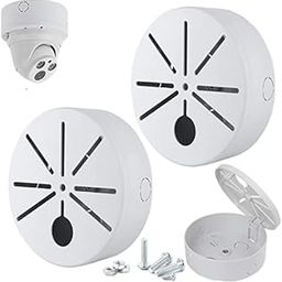 PUYREEINN 2 Pack Universal Bullet Security Camera Mount Box,Waterproof Camera Junction Box,Bracket Hide Cable, Metal Electric Enclosure, Outdoor Camera Cover, Base Junction Box for CCTV Cameras-picture-27