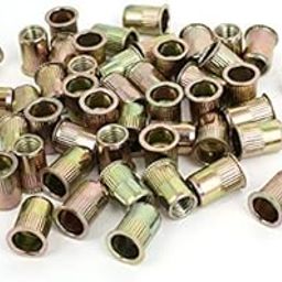 DealMux M8 Thread 16mm Long Rivet Nut Insert Nutsert 50pcs-image-69