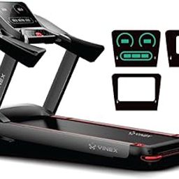 Vinex Luxury Treadmill-Prima Digital Display Motorised Treadmill for Home Use Max User Weight 150 Kg Foldable Workout Programs Speed Range 1.0~20Km/H-picture-15