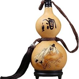 UJEAVETTE Hip flasks Gourd with Tassel Durable liquors Flagon for Outdoor Accessories 400ml-image-70