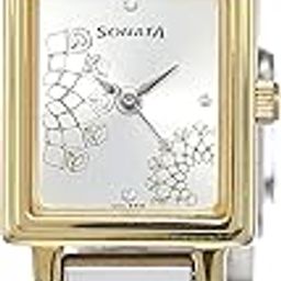 Quartz Analog Silver Dial Stainless Steel Strap Watch for Women-NS8080BM01-picture-24