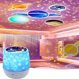 Vrishay Star Master Galaxy Night Projector Lamp Ceiling Led Light 360 Rotating Colorful Lights Starry Space Projection Home Room Decoration, Toys Gift for Kids Boy Girl, Multicolor (Big Star Master)-11