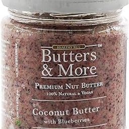 Butters & More Vegan Coconut Butter With Real Blueberries (200G) No Artificial Flavours Or Colour.-24