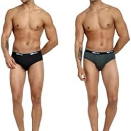 Regular Brief for Men (Without Pouch) | Breathable Tencel Modal Fabric |3X Softer Than Cotton | Anti Odour | Ultrasoft Waistband | Pack of 2.-16