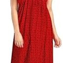 AALIT Cotton Nighty, Nightgown, Attractive Nightwear, Maxi, Nighty, Nightdress, Gown, Feeding Zipper Gown-image-51