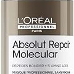 L'Oréal Professionnel Absolut Repair Molecular Deep Repairing Leave-in Cream for Damaged Hair - 100 ml | Repairs Very Damaged Hair and Restores Strength With 2% Peptides Bonder & 5 Amino Acids-1