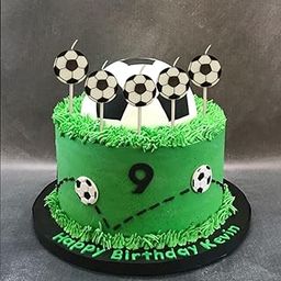 Wanna Party Soccer Theme Candles - Birthday Decoration, Football Candles for Boys, Pack of 5-image-4