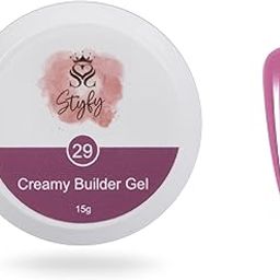 Styfy UV Nail Builder Art Gel Extension for Strong Long False Nail Use for Beauty | Salon Polish Uv Gel Acrylic Gel | 15ML (Creamy - Plum Punch)-image-5