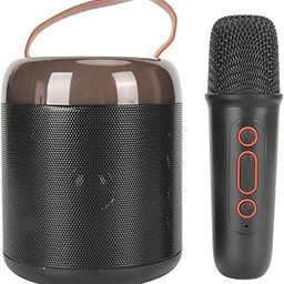 Sanpyl Outdoor PortableSpeakers Wireless Speaker Waterproof, Small Size Premium Digital Processing Chip, RGB Light Effect,Connection, with Light Effect (Black)-image-77