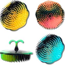Out Of Box Round Finger Comb 4 Pieces | Pocket Hair Comb | Hair Massager, Washing Comb for Men and Women-image-13