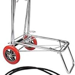 Heavy Duty Stainless Steel Folding Trolley - 2 Wheel Portable Hand Cart - Travel Luggage Carrier-23