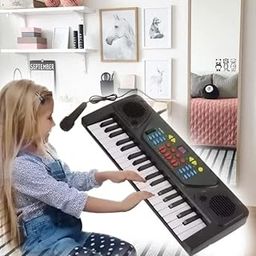 Glan Kids Music Piano Keyboard with Microphone 37 Keys for 3 to 15 Years Old Boys Girls Birthday Gift Item-32