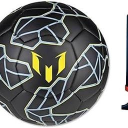 Khel Adda Football | Suitable for Hard Ground Without Grass | Training Ball | Soccer Ball | for Men/Women | Football Size - 5 (Black-Messi)-picture-26