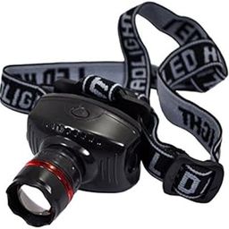 Uniek Deals 3W Adjustable Zoom Strong LED Light with 3 Mode Waterproof Headlamp (Black, ABS Plastic)-image-54