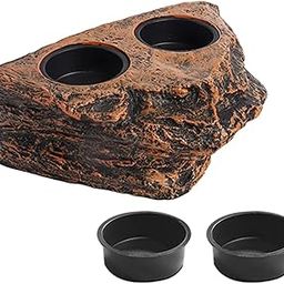 CALANDIS™ Hanging Magnetic Reptile Feeding Tray Food Water Dish for Small Reptiles Pet Dual Slots | Reptile Supplies-image-28