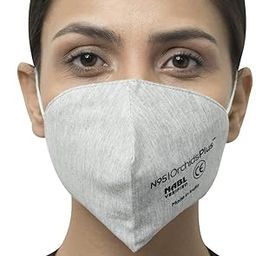 N-95 Face Mask | 3 Layer (2 Layer 100% Cotton, 1 Layer Melt Blown Filter) | Reusable | High Filtration Efficiency | Pack of 5 (Grey)-14